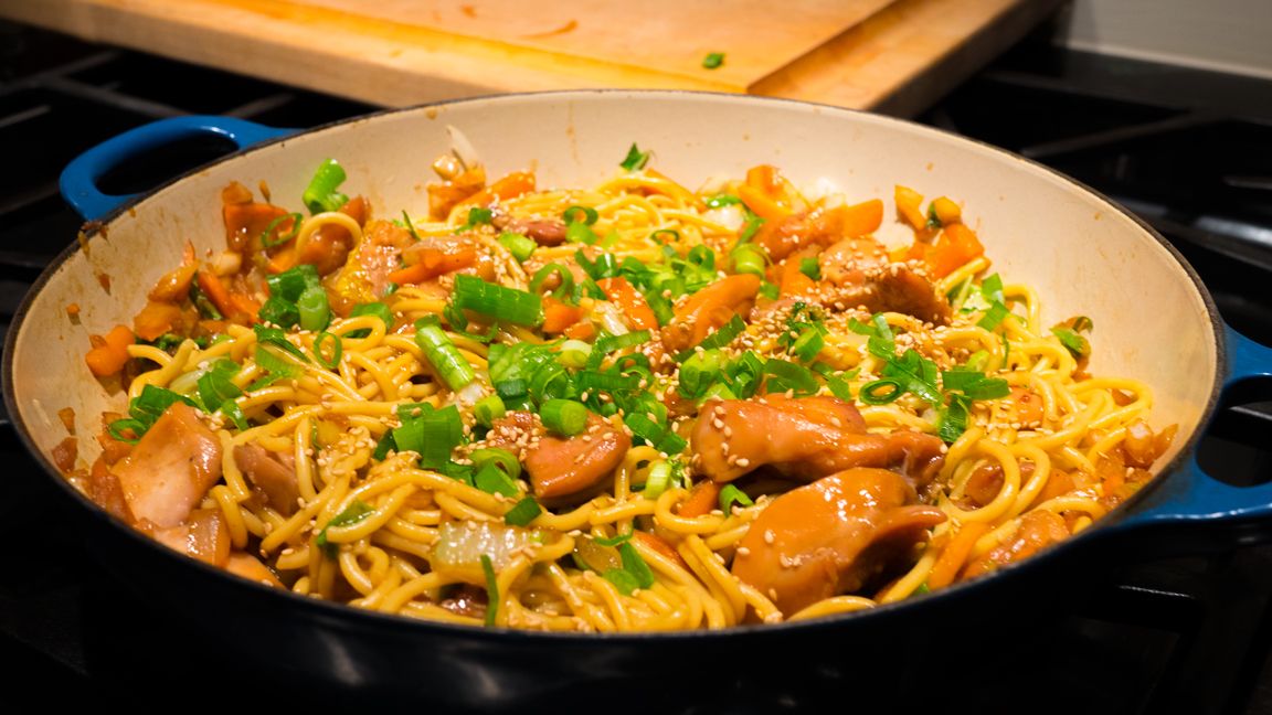 Gluten Free Chicken Chow Mein Recipe